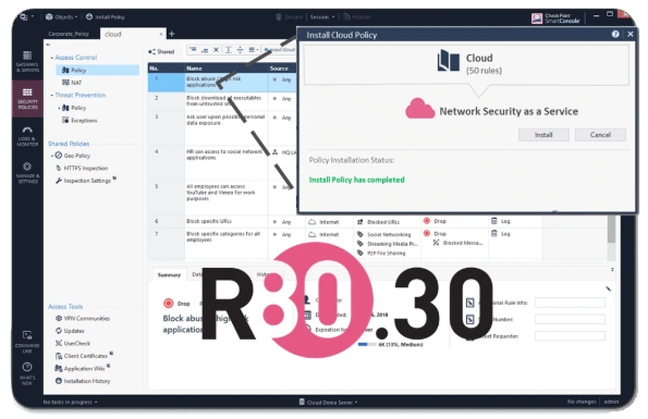 Unified with On-Premise R80 Data Center Management